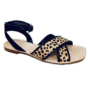 NICOLE MILLER | Artelier Raf Calf Hair Sandal 7